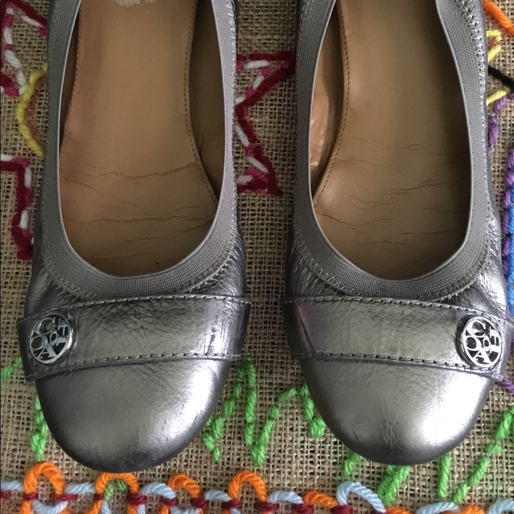 Silver Coach flats